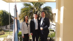 Elder LeBaron meets President and Sister Nunez