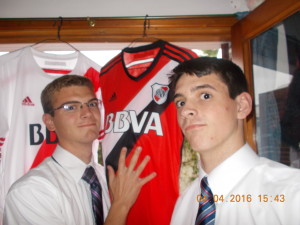 Elder LeBaron & Elder Chandler loving the local soccer team!