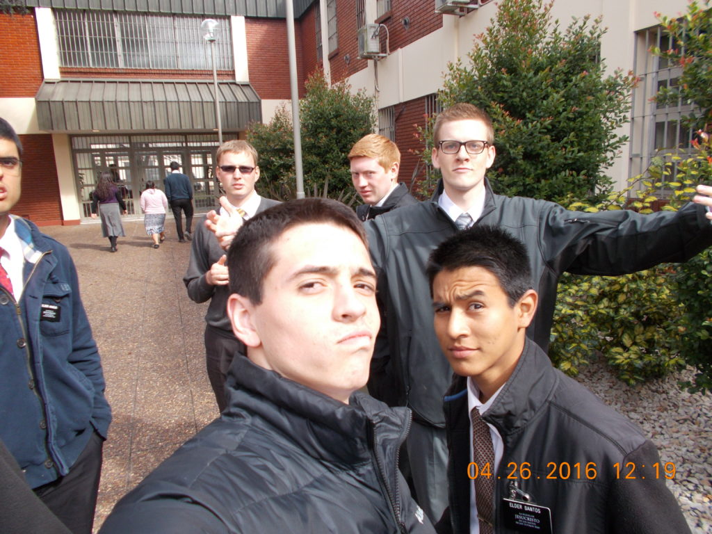 Elder LeBaron enjoying P-day.